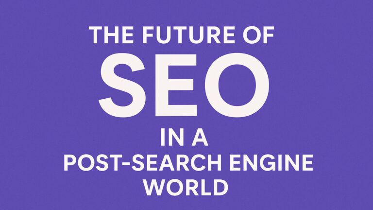 the future of seo in a post search engine world